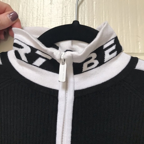 bebeSports • Black & White Zip Up Jacket Small - Picture 6 of 8
